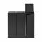 Bica Model 876 Waste sorting 3x65 ltr. Lids Anthracite