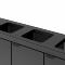 Bica Model 878 Waste sorting 4x45 ltr. Open inputs Anthracite
