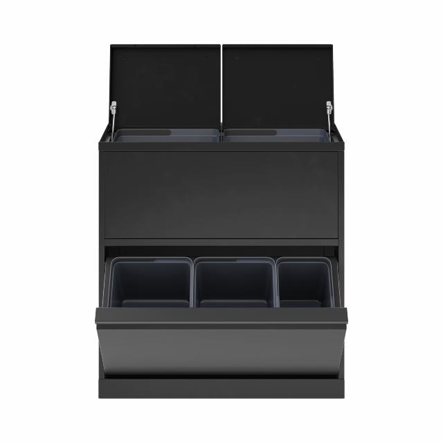 Bica Model 881 Waste sorting 80 ltr. Lids/Up to 11 fractions Anthracite