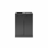 Bica Model 886 Waste sorting 2x45 ltr. Lid/open input Anthracite