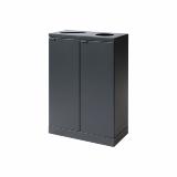 Bica Model 889 Waste sorting 2x65 ltr. Paper/round input Anthracite