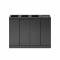 Bica Model 892 Waste sorting 4x60 ltr. Lid/open inputs Anthracite