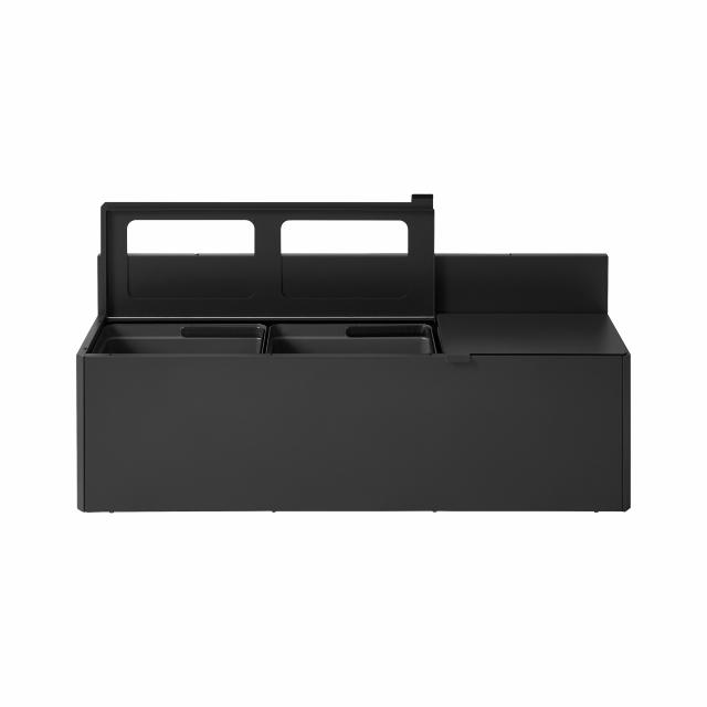 Bica Model 911 Waste sorting 3x20 ltr. Lid/wall mounted Antracit