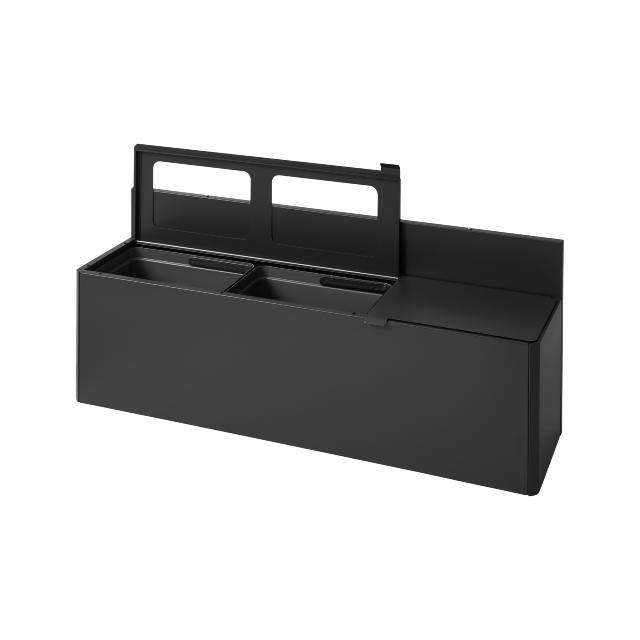 Bica Model 911 Waste sorting 3x20 ltr. Lid/wall mounted Antracit