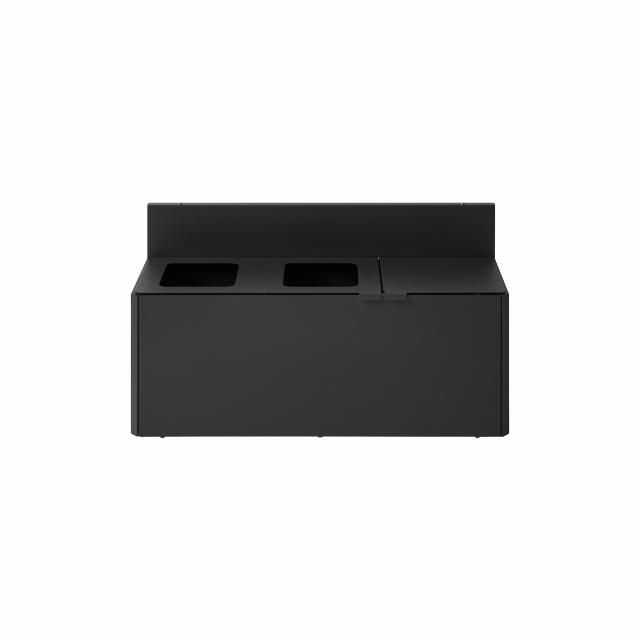 Bica Model 912 Waste sorting 3x15 ltr. Lid/wall mounted Anthracite