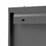 Bica Model 912 Waste sorting 3x15 ltr. Lid/wall mounted Anthracite