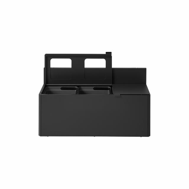 Bica Model 912 Waste sorting 3x15 ltr. Lid/wall mounted Anthracite