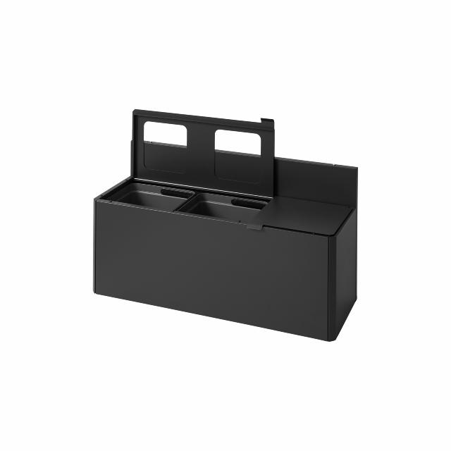 Bica Model 912 Waste sorting 3x15 ltr. Lid/wall mounted Anthracite