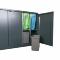 Bica Model 950 Waste sorting 2x65 + 2x45 ltr. With shelves Anthracite