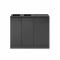 Bica Model 955 Waste sorting 2x65 + 2x45 ltr. With shelves and lid Anthracite