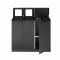 Bica Model 955 Waste sorting 2x65 + 2x45 ltr. With shelves and lid Anthracite