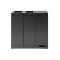 Bica Model 973 Waste sorting 3x65 ltr. Foot pedal/open inputs Anthracite