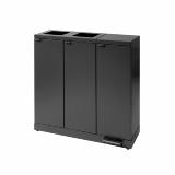Bica Model 973 Waste sorting 3x65 ltr. Foot pedal/open inputs Anthracite