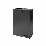 Bica Model 974 Waste sorting 2x65 ltr. Foot pedal/open input Anthracite