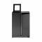 Bica Model 974 Waste sorting 2x65 ltr. Foot pedal/open input Anthracite