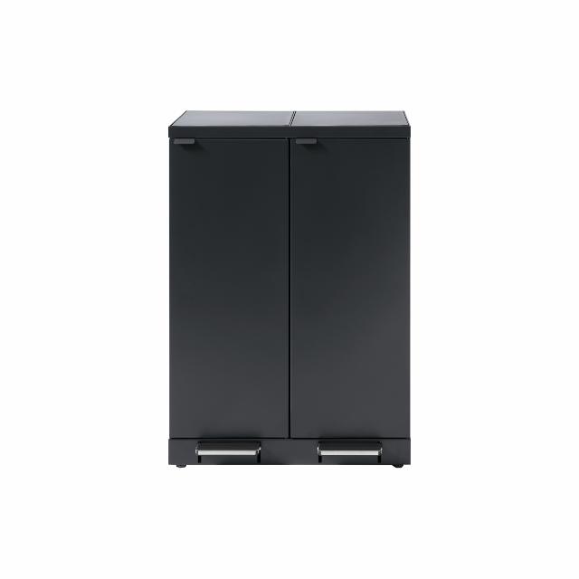 Bica Model 975 Waste sorting 2x65 ltr. Foot pedals Anthracite
