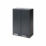 Bica Model 975 Waste sorting 2x65 ltr. Foot pedals Anthracite