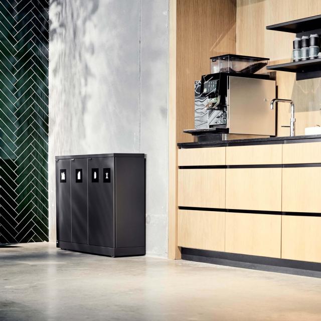 Waste sorting for office in connection with kitchen