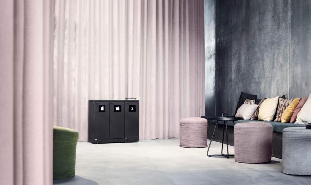 Bica Model 867 Waste sorting 2x65 ltr. Open inputs Anthracite