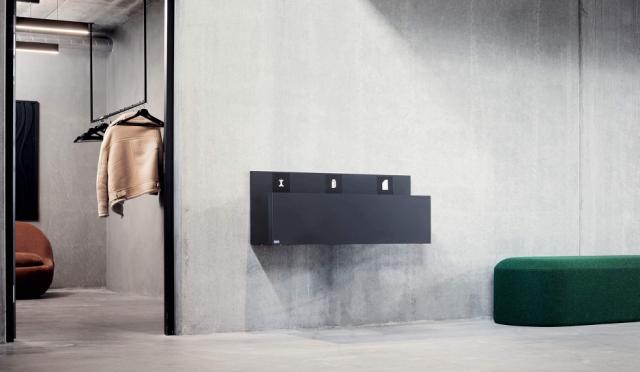 Bica Model 811 Waste sorting 3x20 ltr. Wall mounted Anthracite