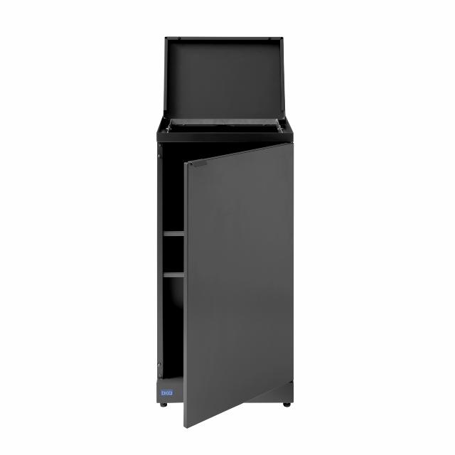 Bica Model 854 Waste bin 95 ltr. Lid Anthracite