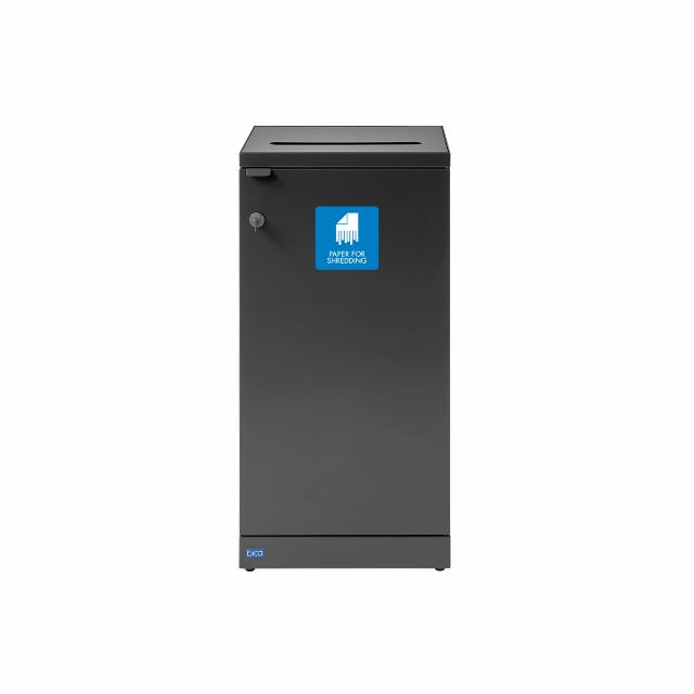 Bica Model 858 Affaldsbeholder 95 liter Indkast til fortroligt papir Antracit