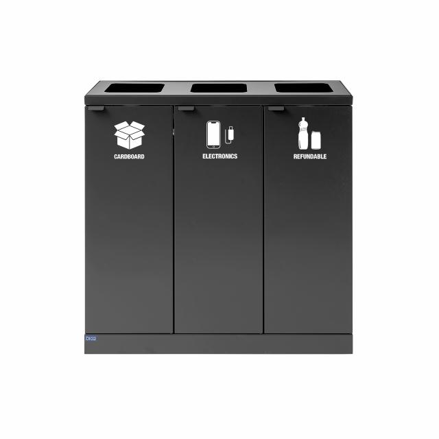 Pictogram Refundable 15x15 cm Outline cut White