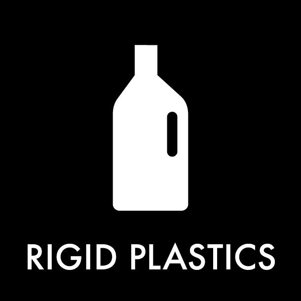 Pictogram Rigid Plastics 12x12 cm Magnetic Black