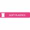 Pictogram Soft plastics 16x3 cm Sticker Pink