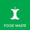 Pictogram Food waste 12x12 cm Magnetic Green