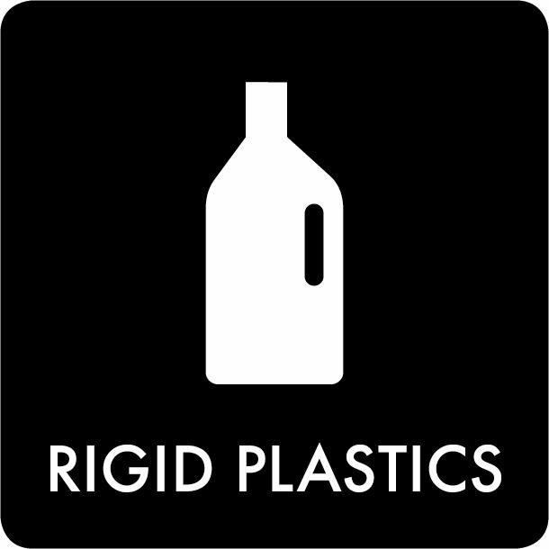 Pictogram Rigid plastics 12x12 cm Sticker Black