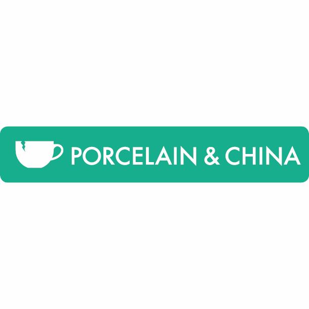 Pictogram Porcelain & China 16x3 cm Sticker Lightgreen