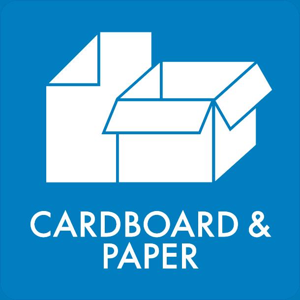 Pictogram Cardboard & Paper 12x12 cm Magnetic Blue