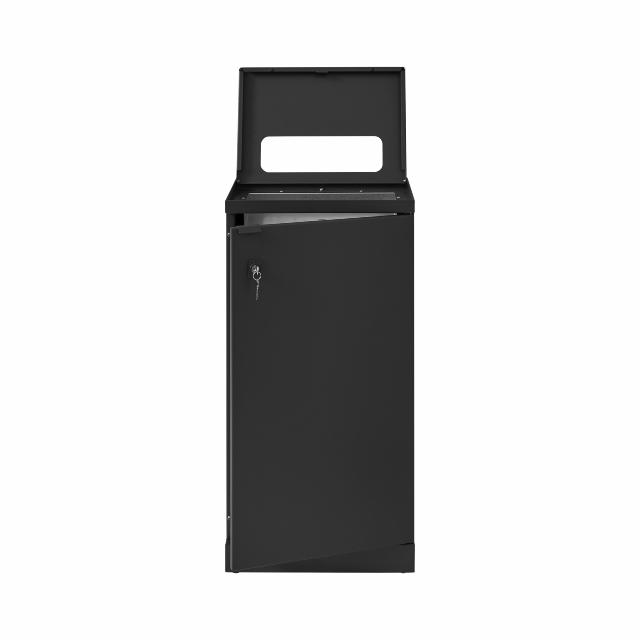 Bica Model 824 Waste bin 95 ltr. Refundable with lock Anthracite