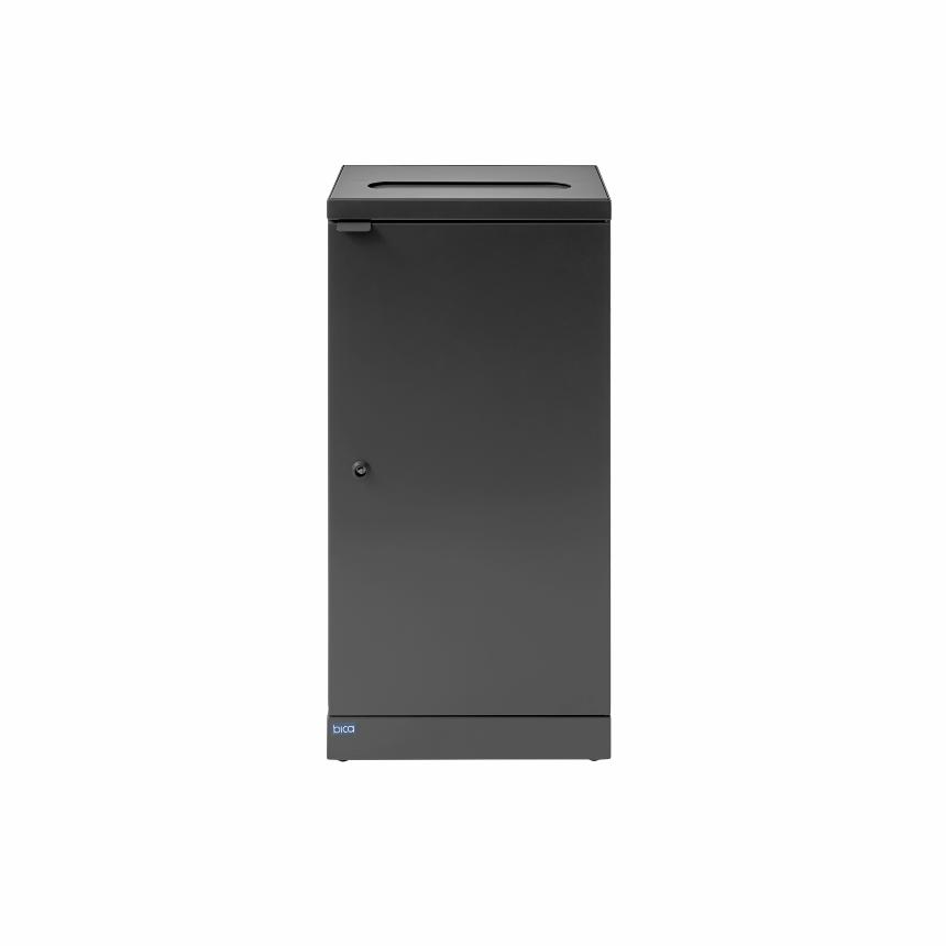 Bica Model 859 Waste bin 95 ltr. Automatic closing Anthracite