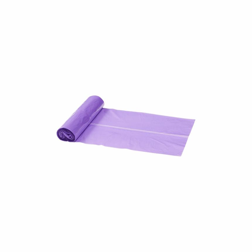 Bica Plastic bags 25 ltr. LDPE, virgin Purple