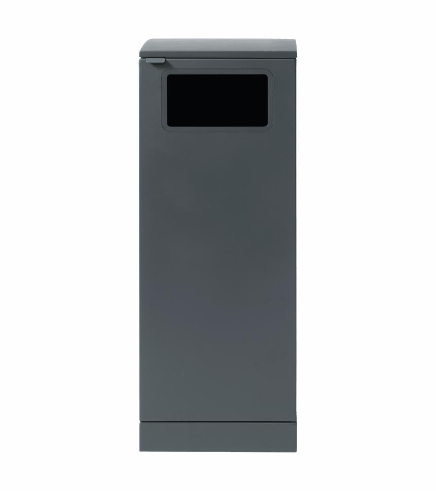 Bica Model 621 Waste bin 90 liters Light anthracite Open input