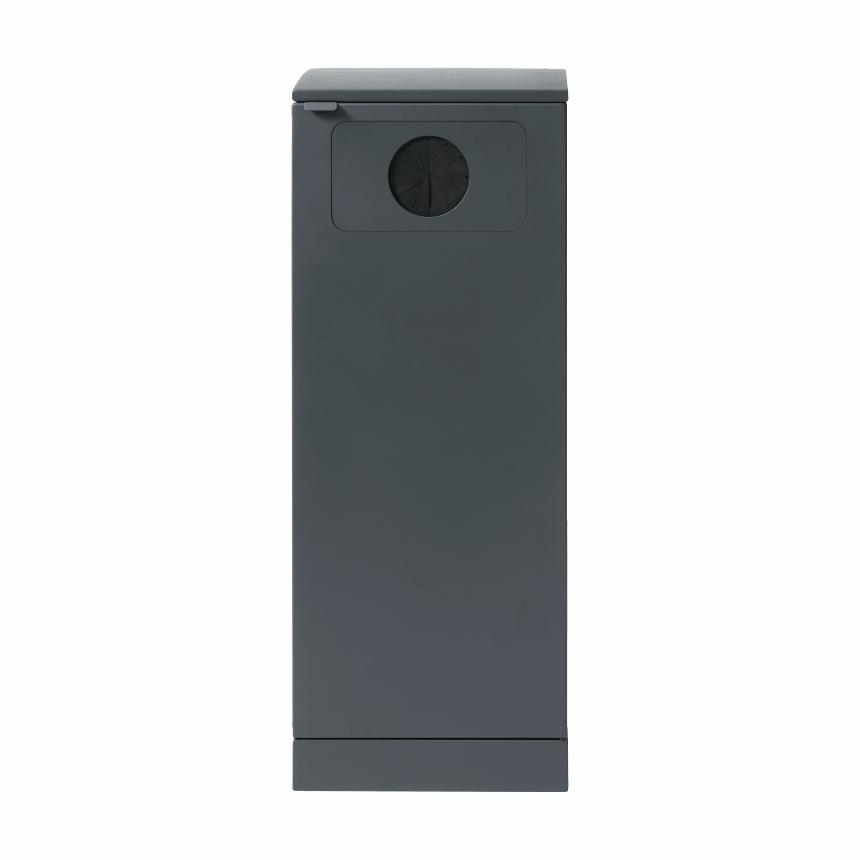Bica Model 622 Waste bin 90 liters Light anthracite Double bottle input