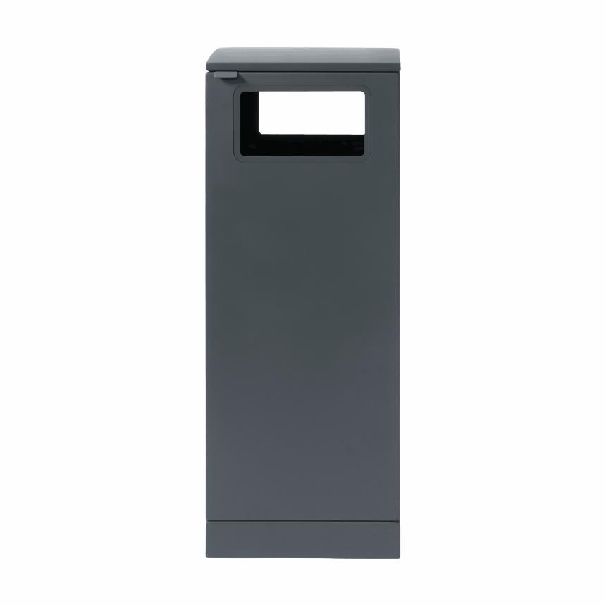 Bica Model 623 Waste bin 90 liters Light anthracite Double open input